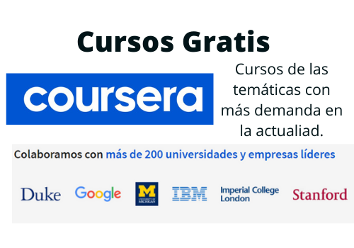 Cursos Gratis en Coursera